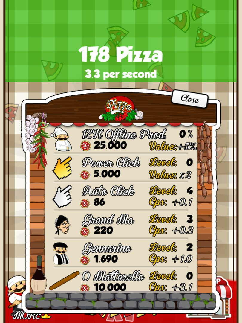 Foto do jogo Pizza Clickers