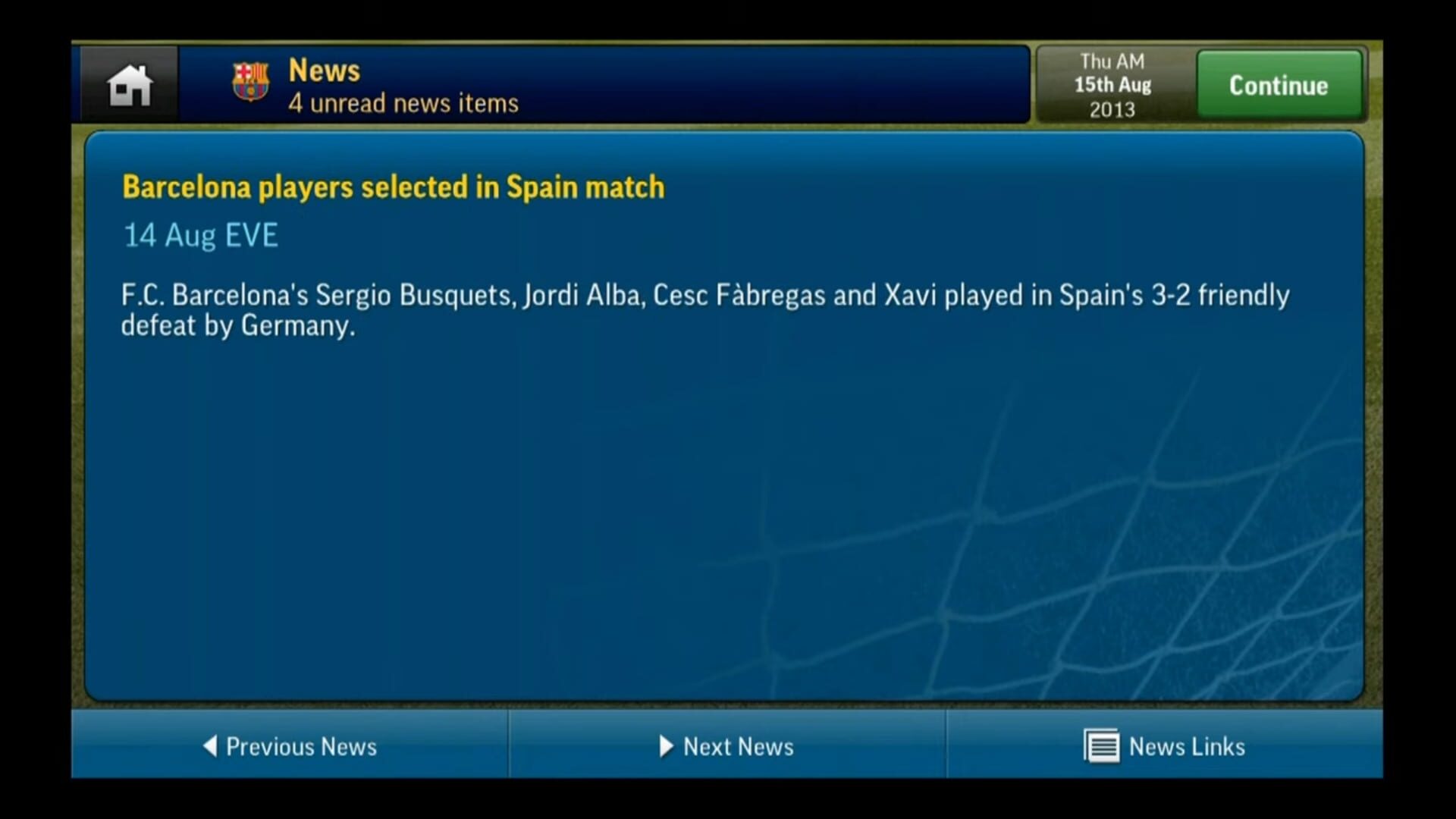Foto do jogo Football Manager Handheld 2014