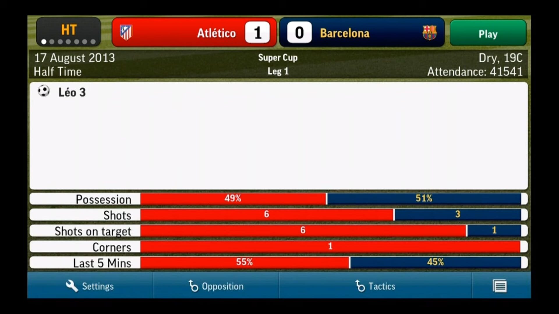Foto do jogo Football Manager Handheld 2014