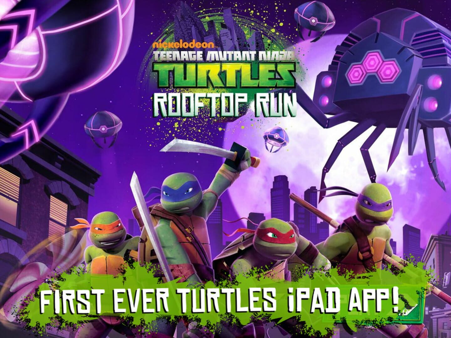 Foto do jogo Teenage Mutant Ninja Turtles: Rooftop Run