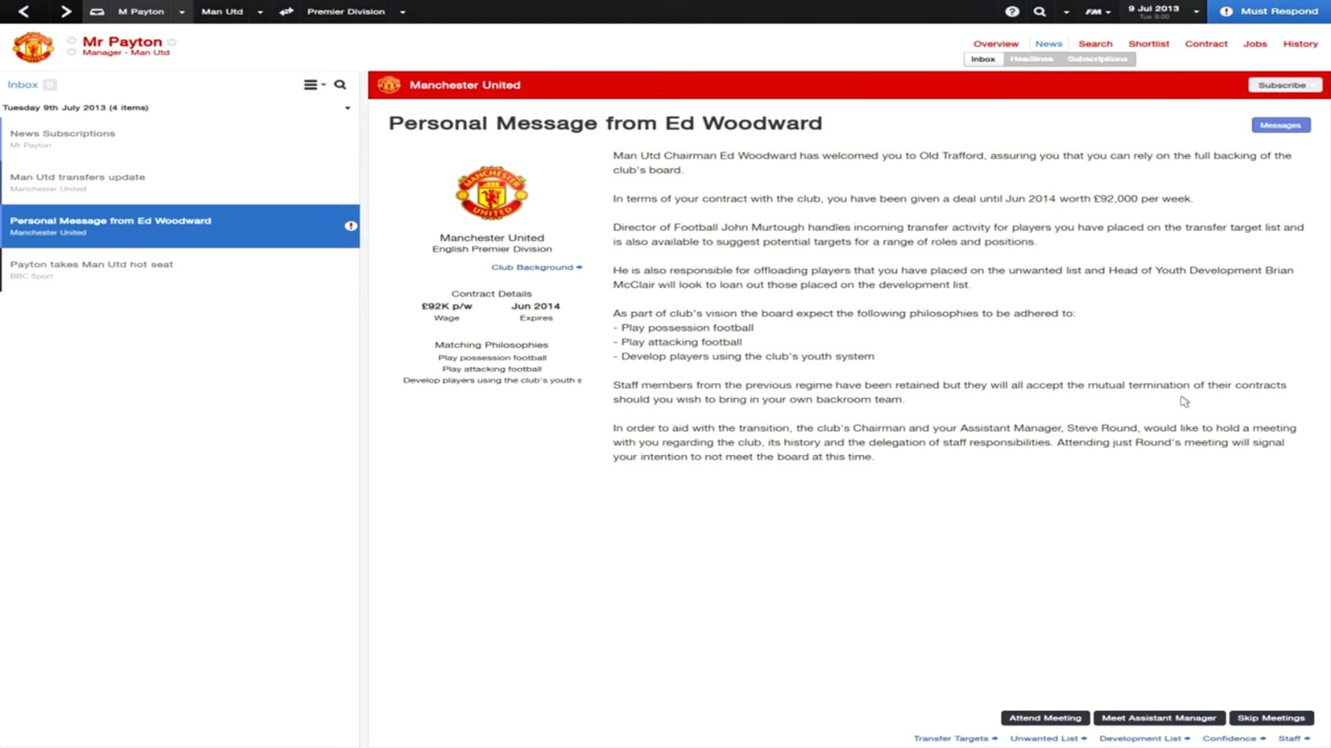 Foto do jogo Football Manager 2014