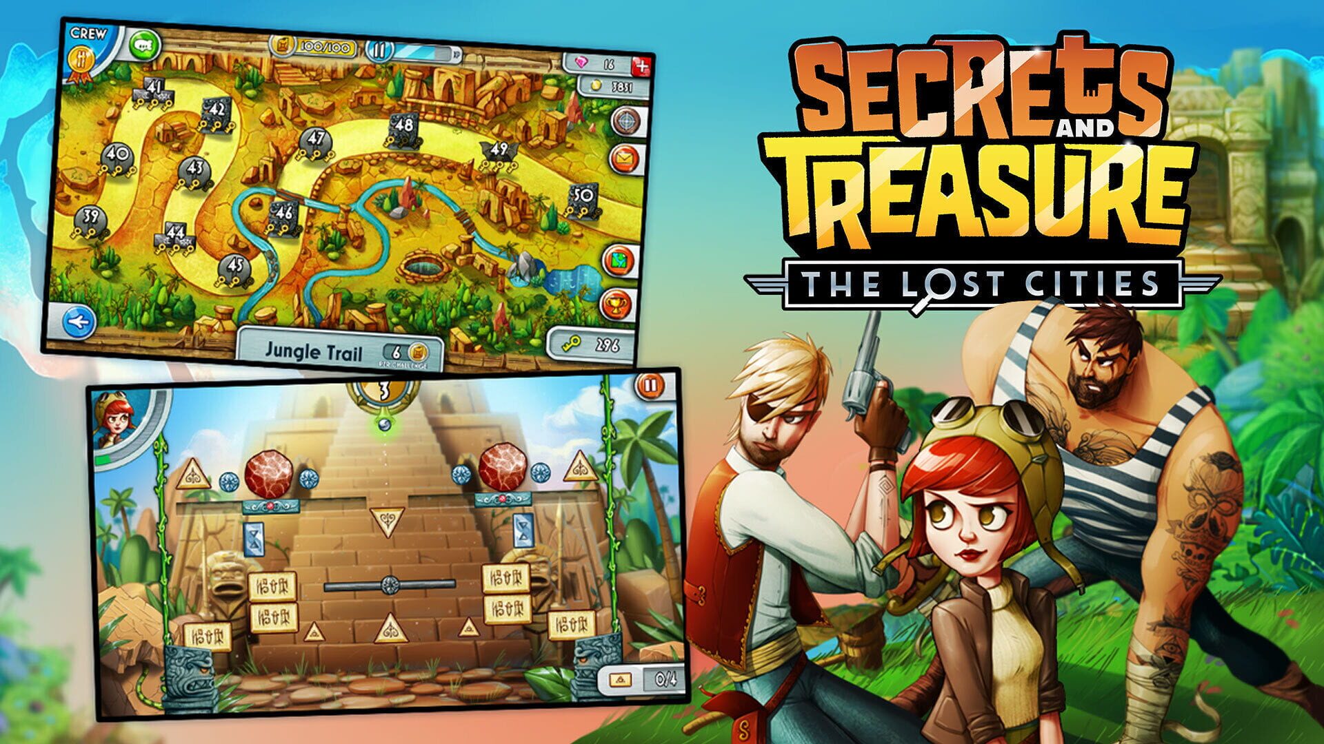 Foto do jogo Secrets and Treasure: The Lost Cities