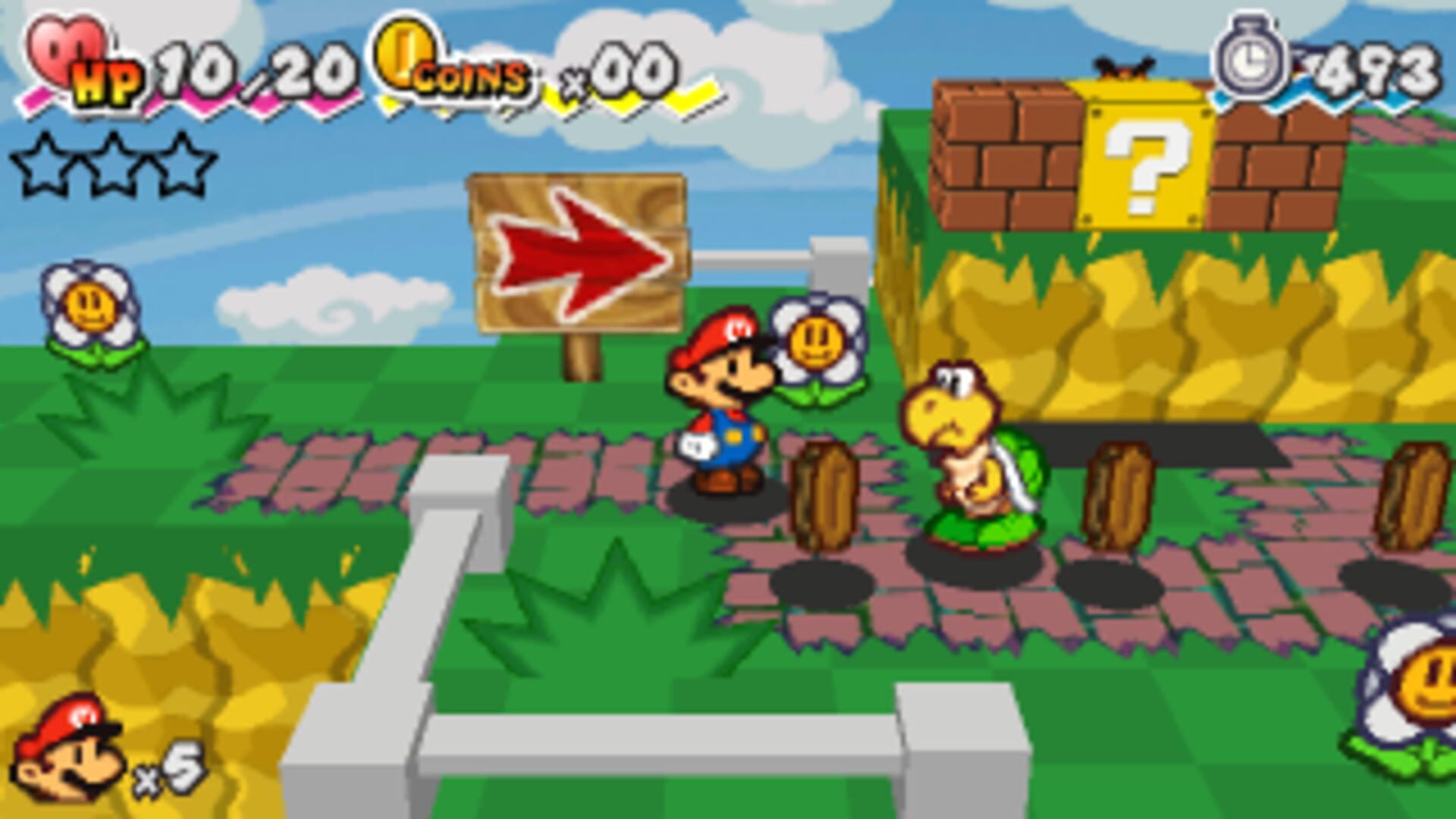 Foto do jogo Paper Mario 3D Land