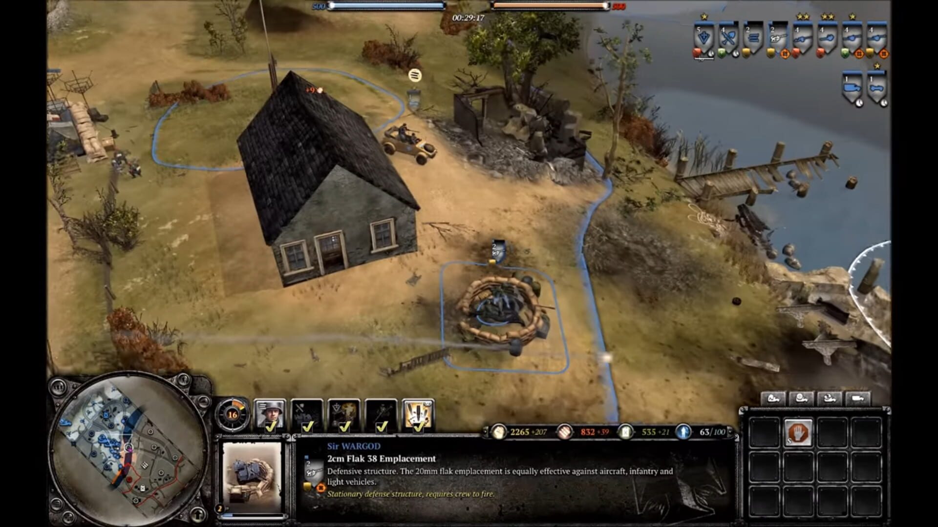 Foto do jogo Company of Heroes 2: OKW Commander - Fortifications Doctrine