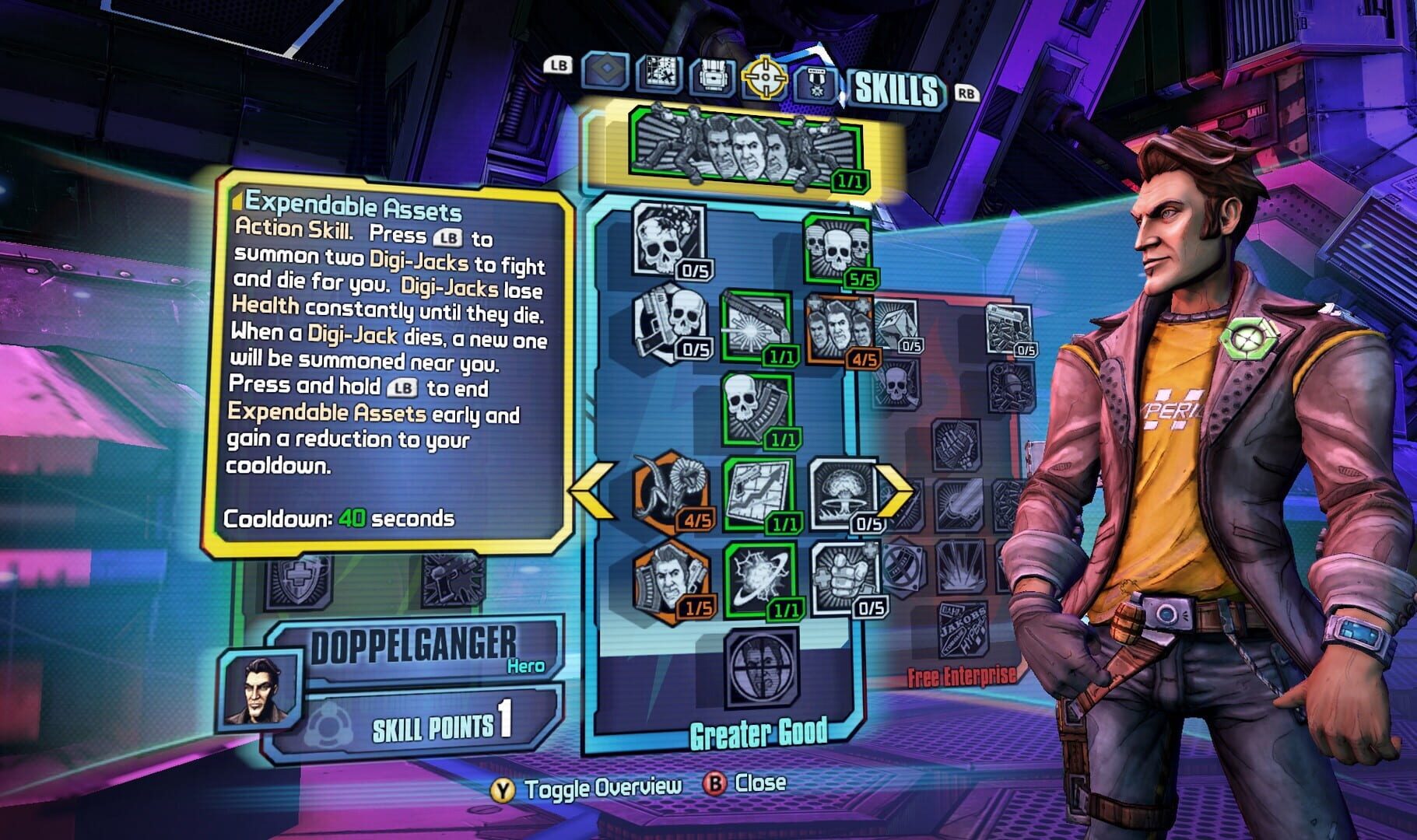 Foto do jogo Borderlands: The Pre-Sequel - Handsome Jack Doppelganger