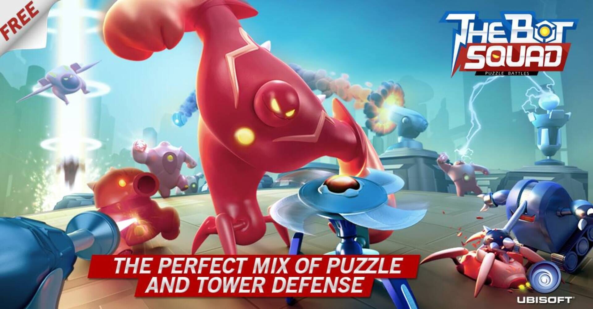 Foto do jogo The Bot Squad: Puzzle Battles