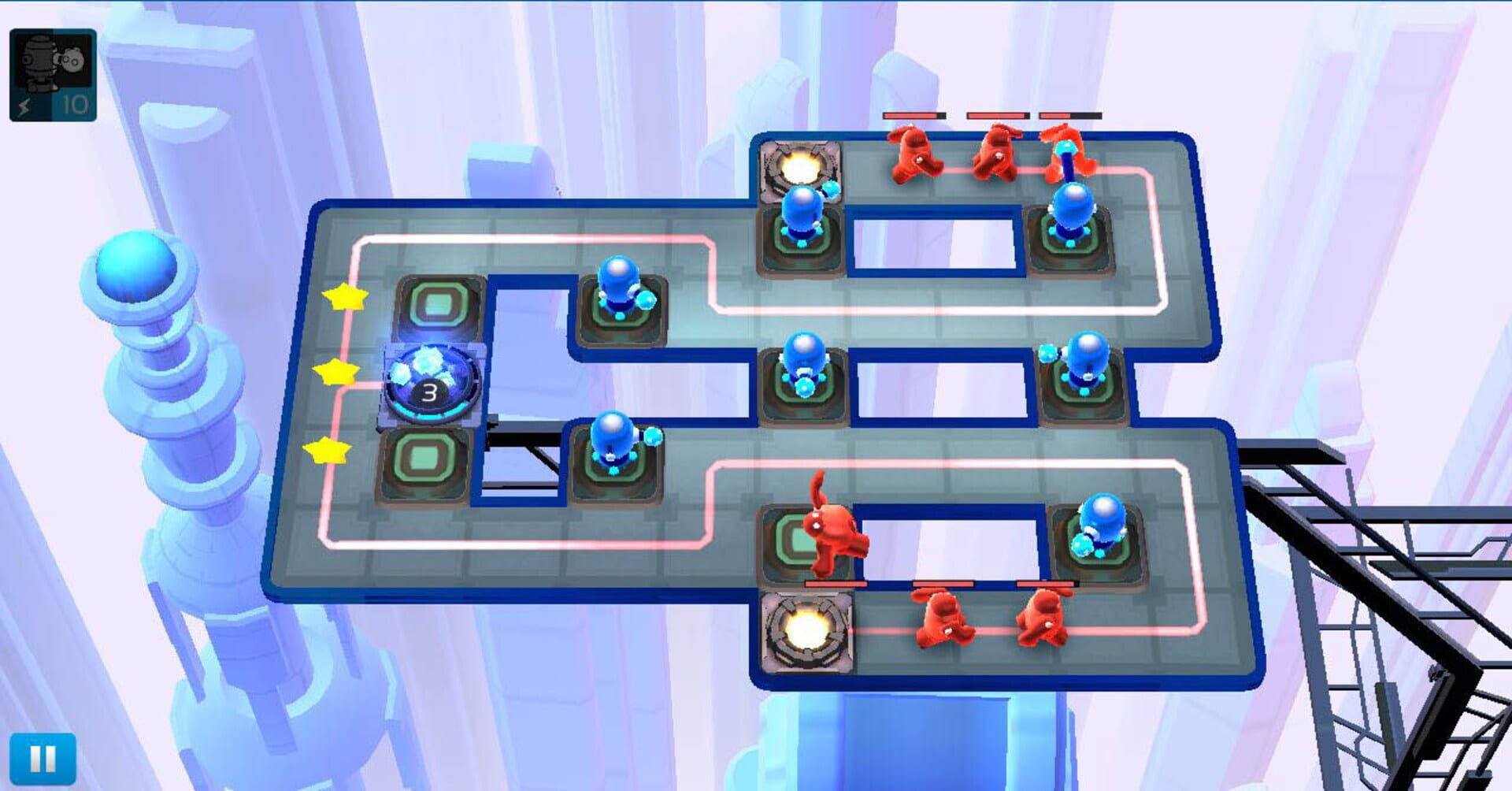 Foto do jogo The Bot Squad: Puzzle Battles