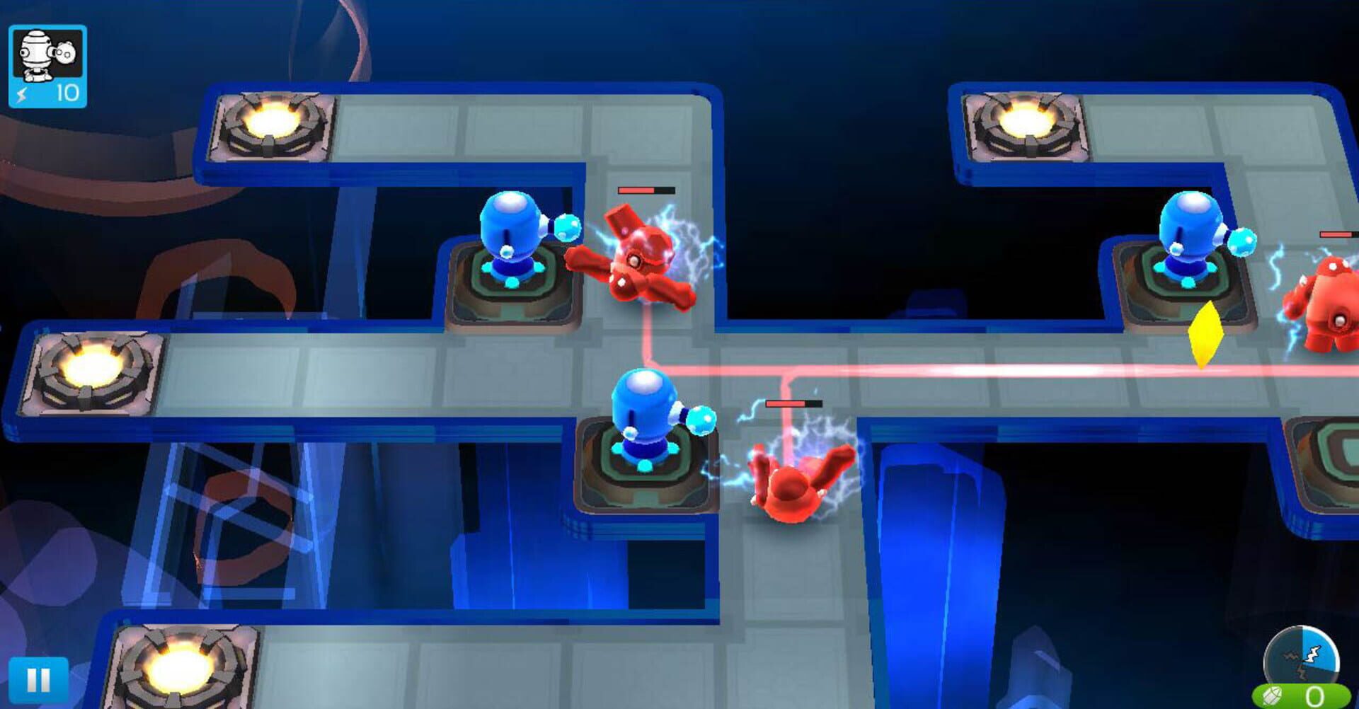 Foto do jogo The Bot Squad: Puzzle Battles