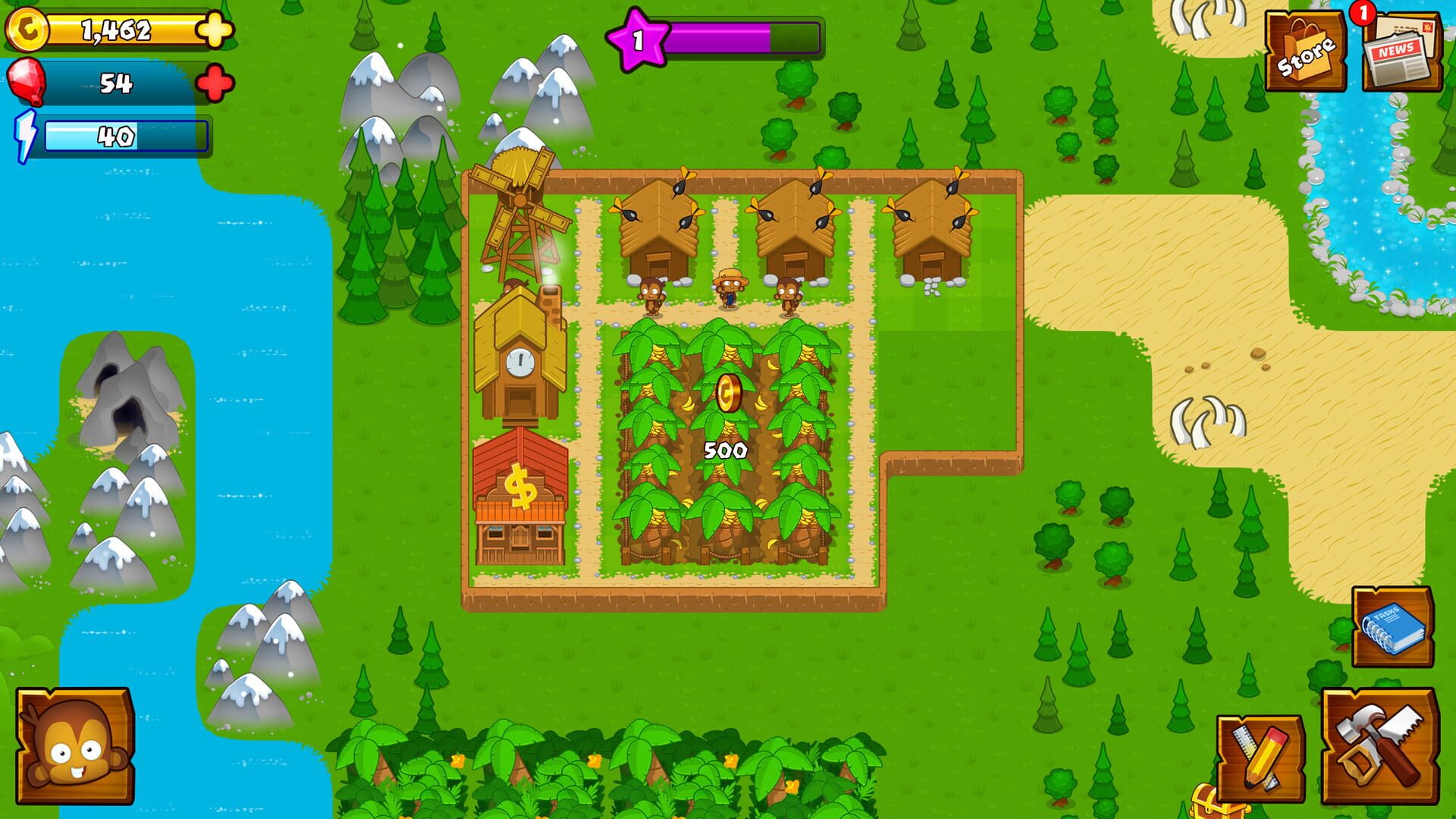Foto do jogo Bloons Monkey City