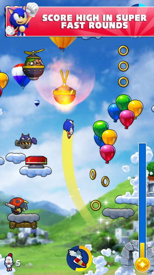 Foto do jogo Sonic Jump Fever
