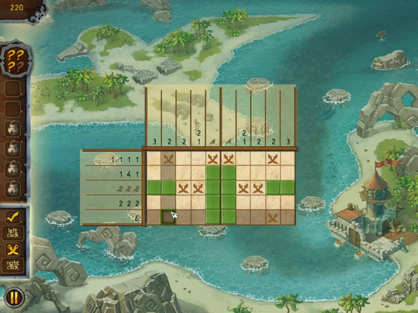 Foto do jogo Fill & Cross: Pirate Riddles 2