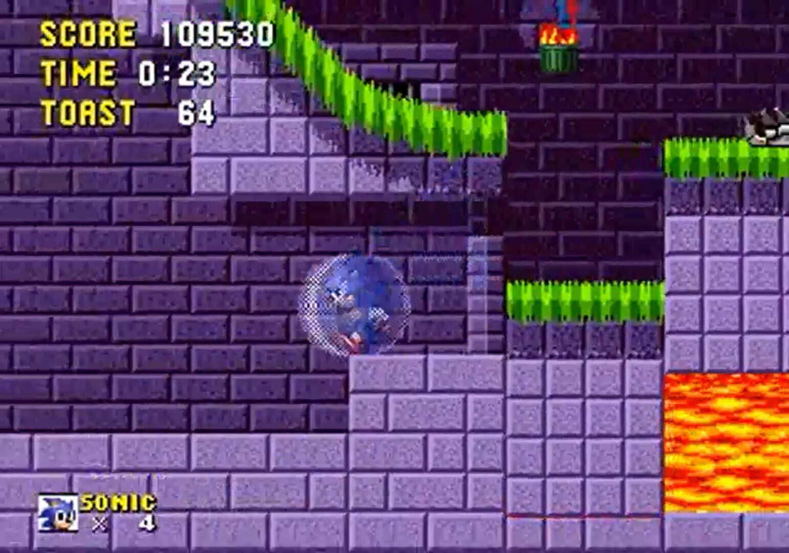 Foto do jogo Sonic the Hedgehog: Egg on Toast Edition