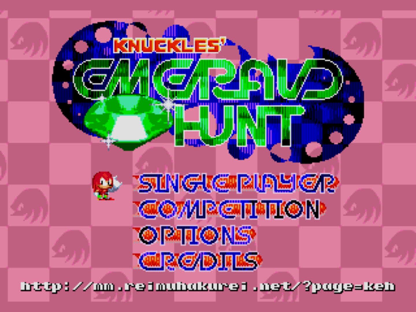 Foto do jogo Knuckles' Emerald Hunt