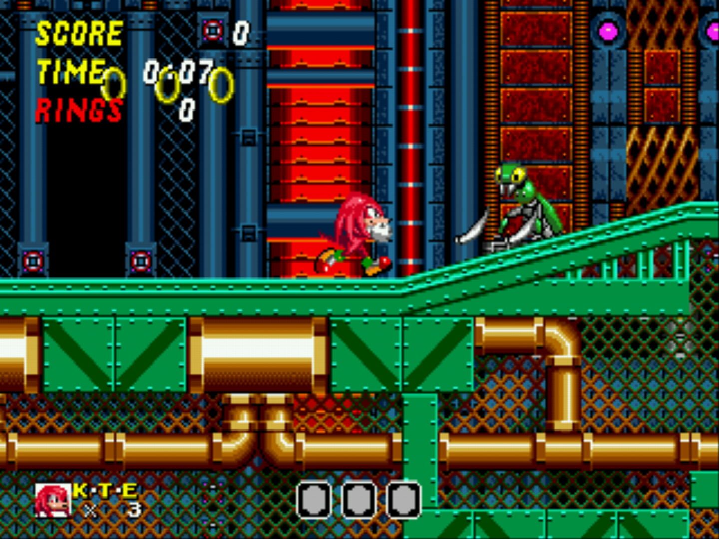 Foto do jogo Knuckles' Emerald Hunt