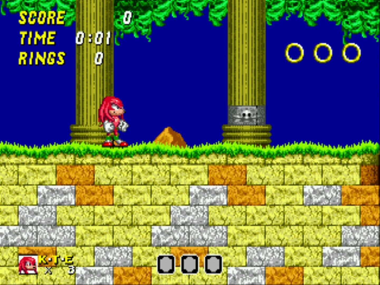Foto do jogo Knuckles' Emerald Hunt