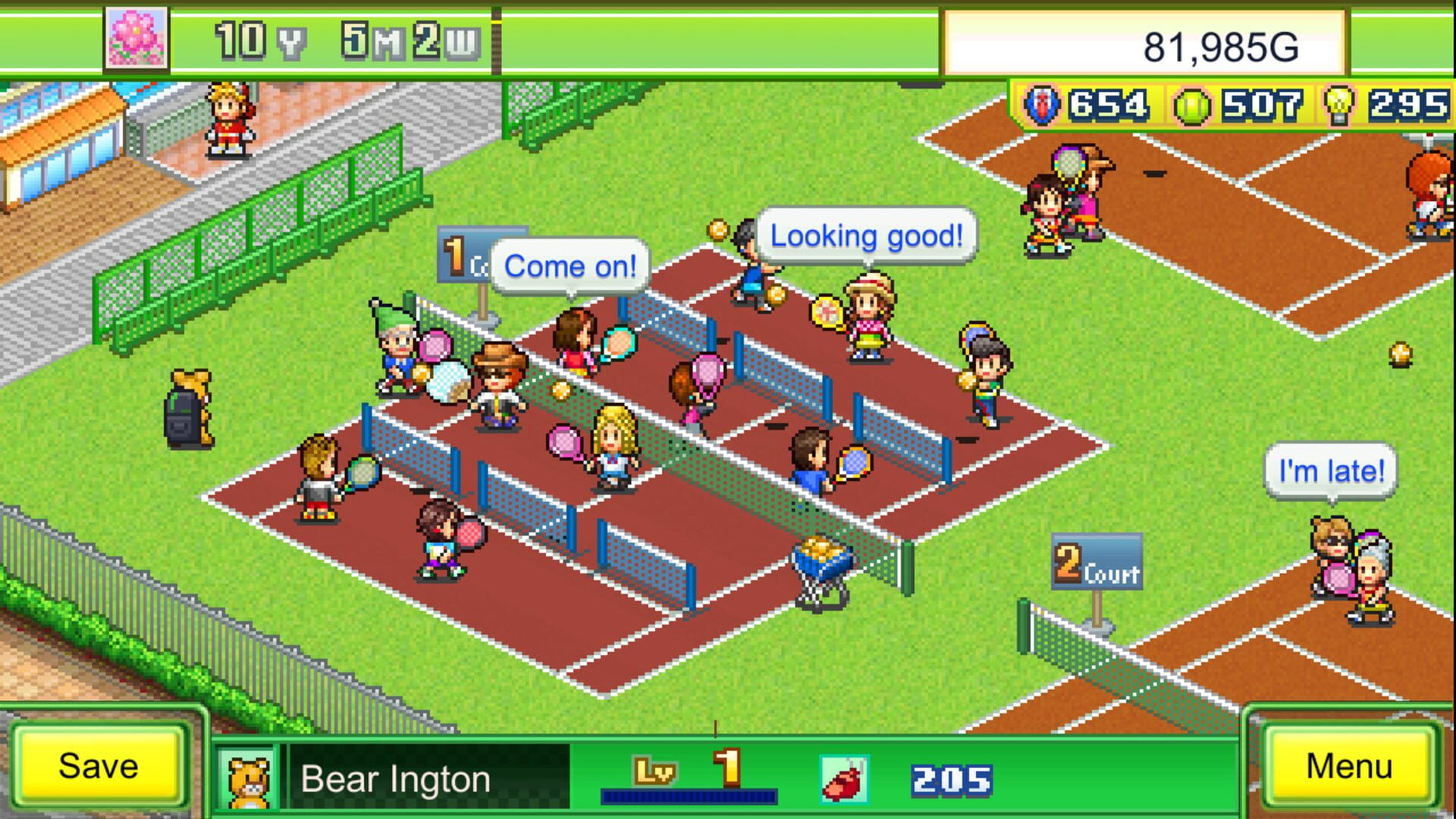 Foto do jogo Tennis Club Story