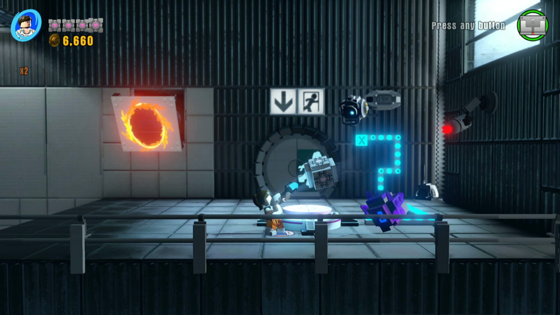 Foto do jogo LEGO Dimensions: Portal 2 Level Pack