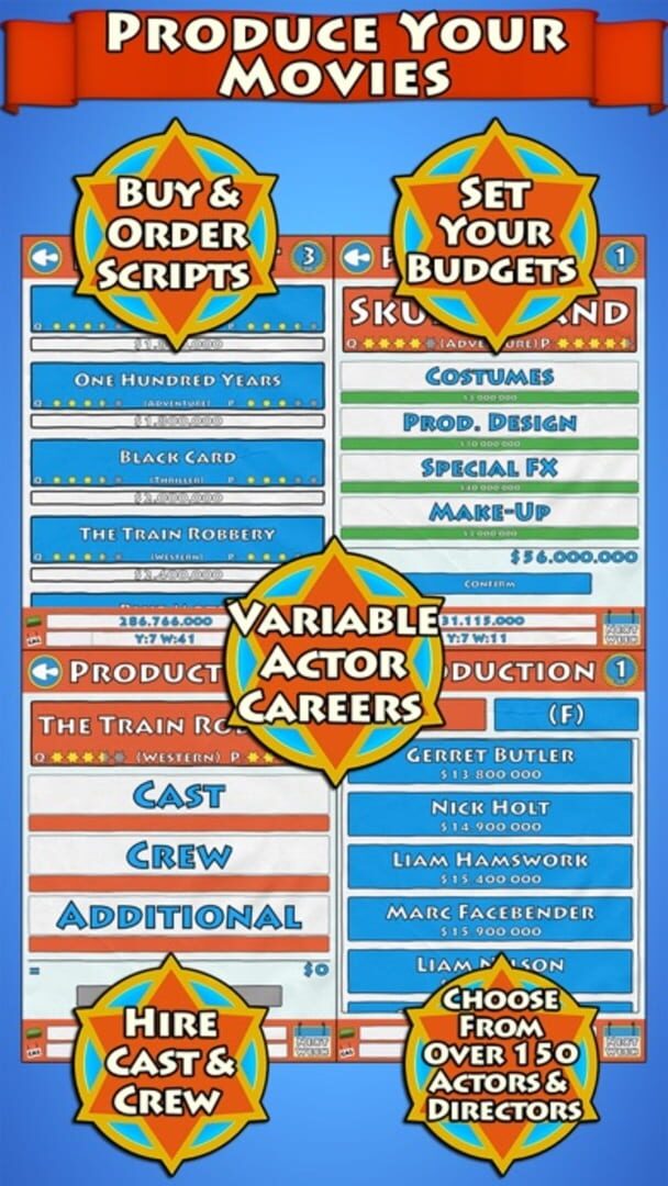 Foto do jogo Hollywood Studios Tycoon Game