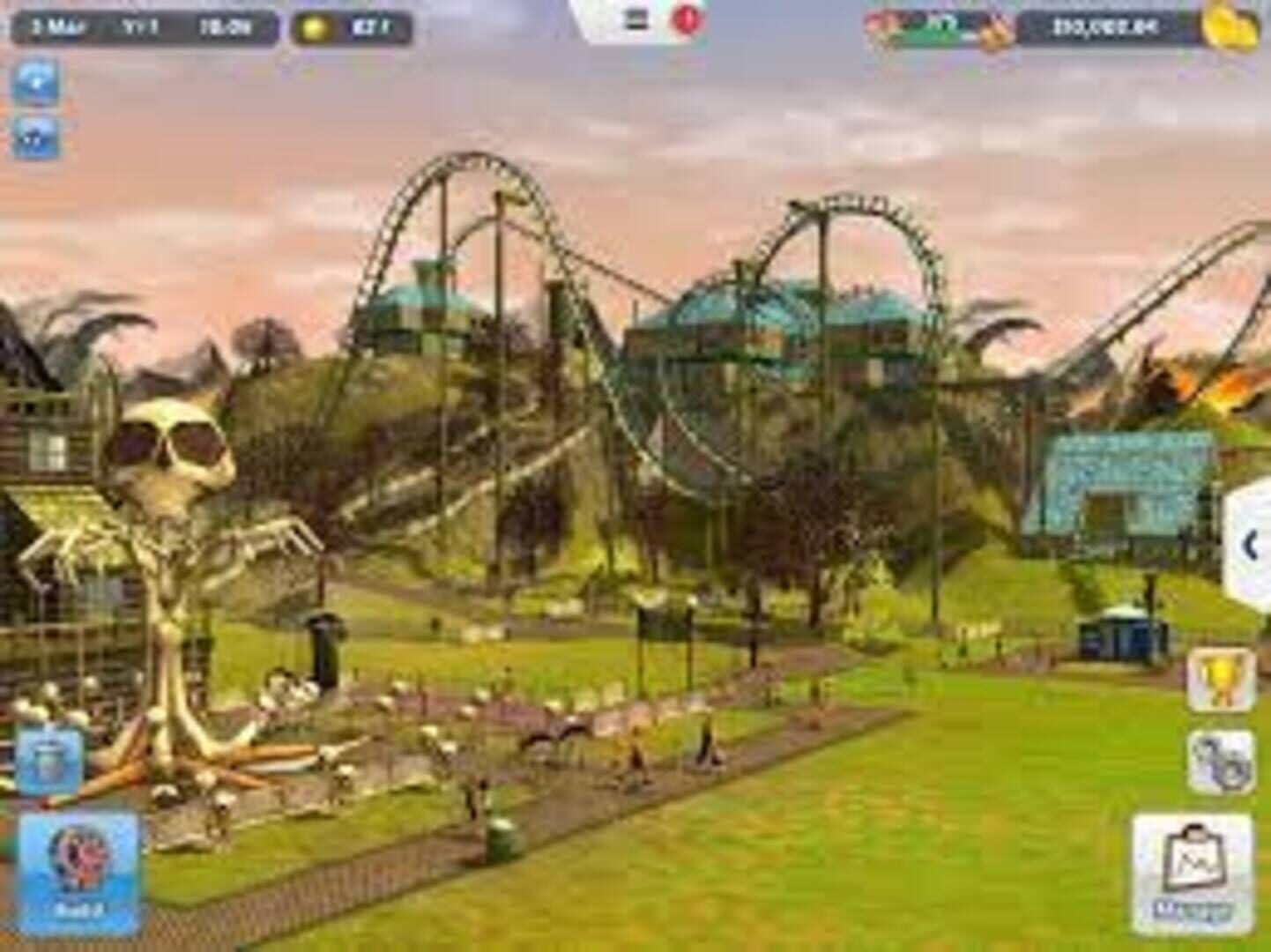 Foto do jogo Rollercoaster Tycoon 3