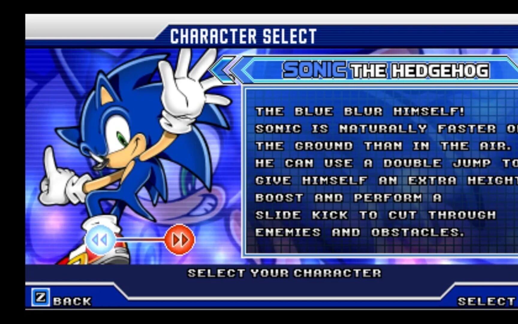 Foto do jogo Sonic Dimensions