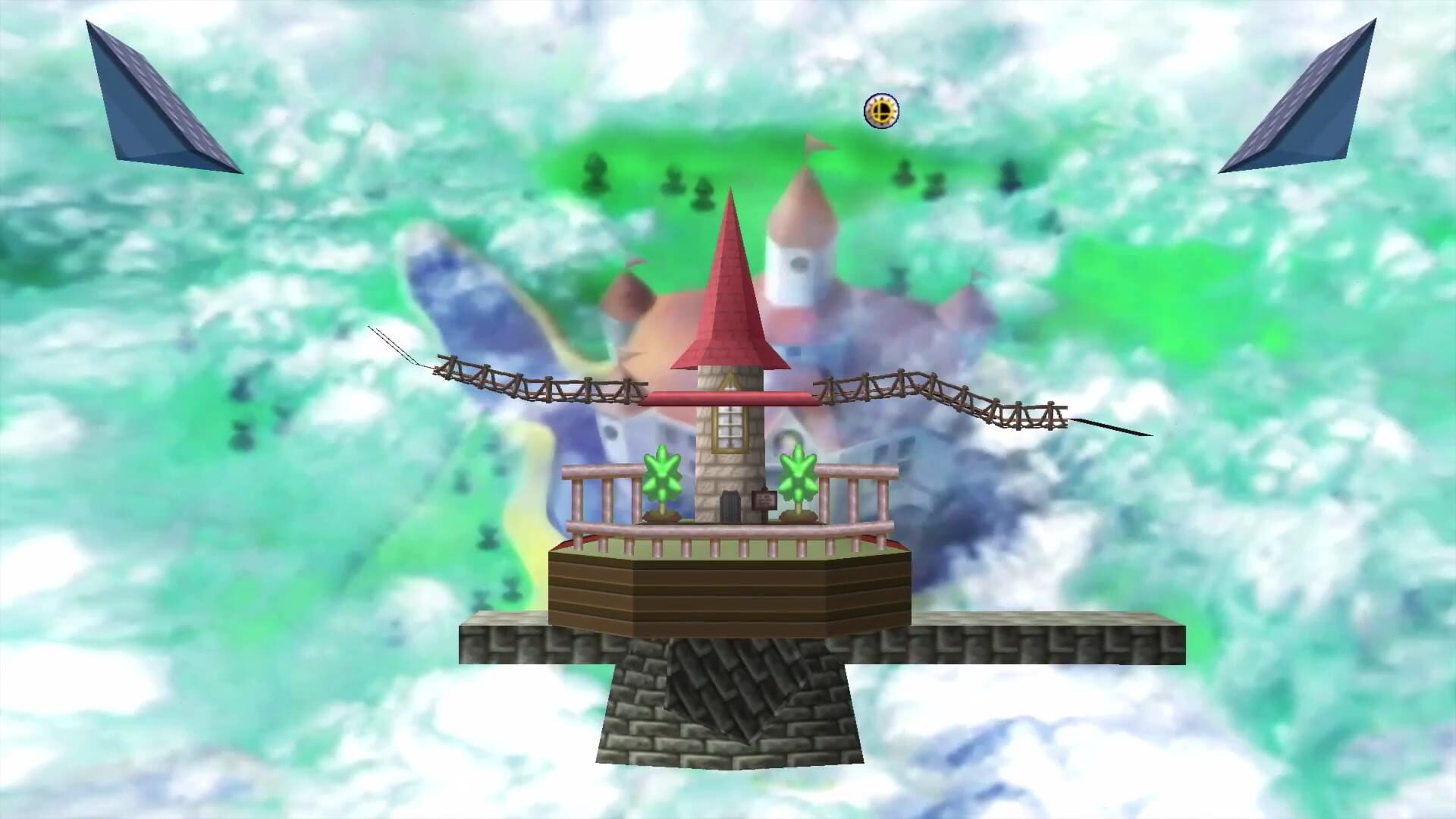 Foto do jogo Super Smash Bros. for Wii U: Peach's Castle