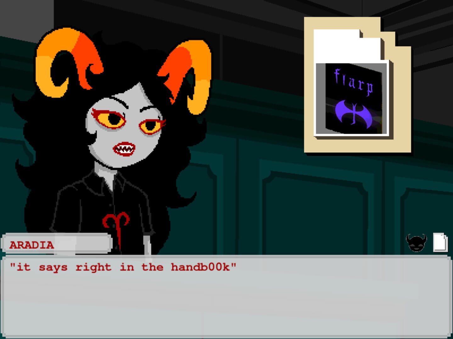 Foto do jogo Alternian Turnabout: Aradia Megido