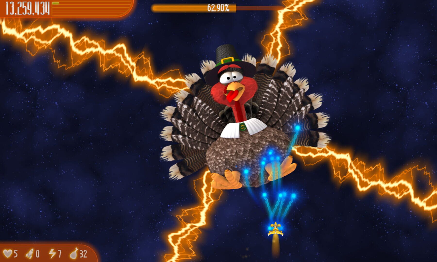 Foto do jogo Chicken Invaders 4: Thanksgiving Edition