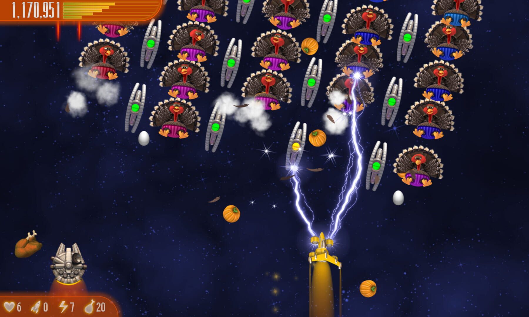 Foto do jogo Chicken Invaders 4: Thanksgiving Edition
