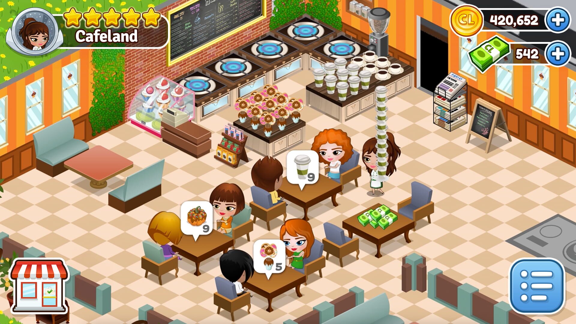 Foto do jogo Cafeland: World Kitchen