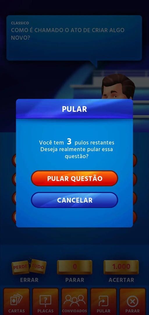 Foto do jogo Show do Milhão