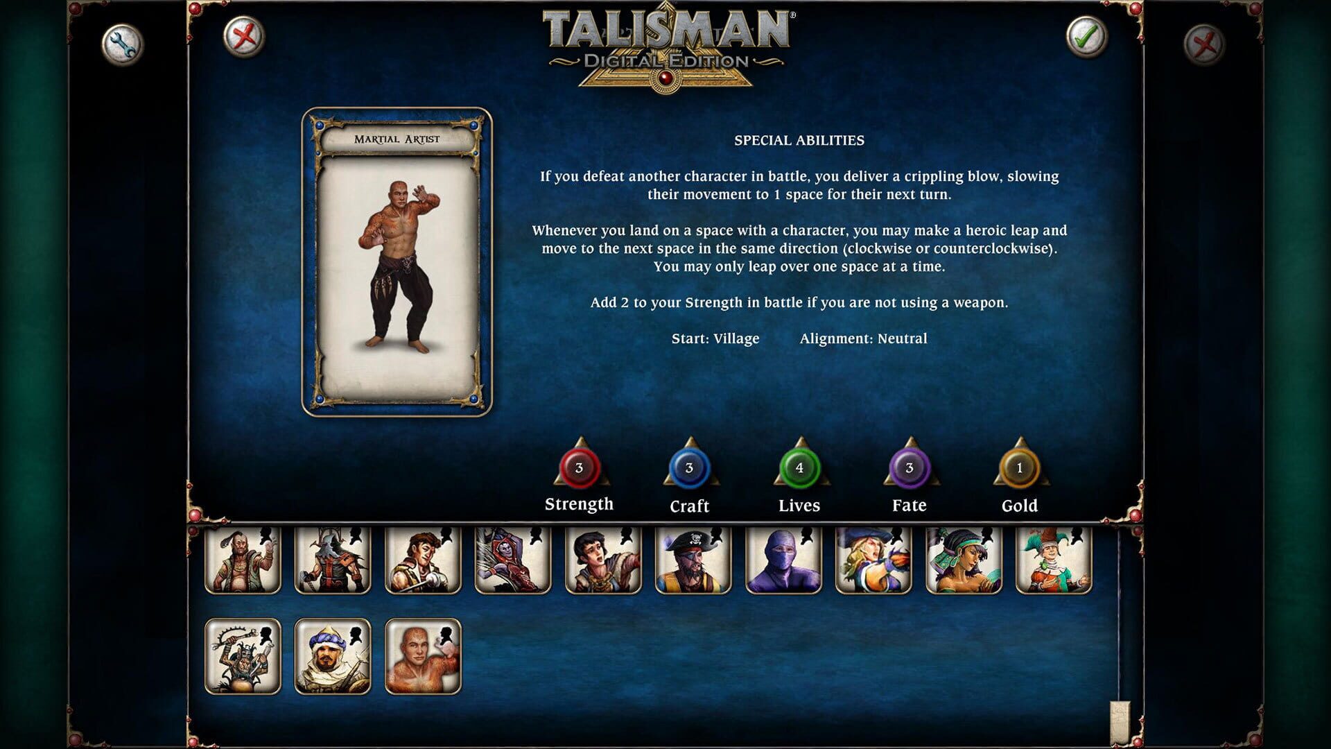 Foto do jogo Talisman: Digital Edition - Martial Artist