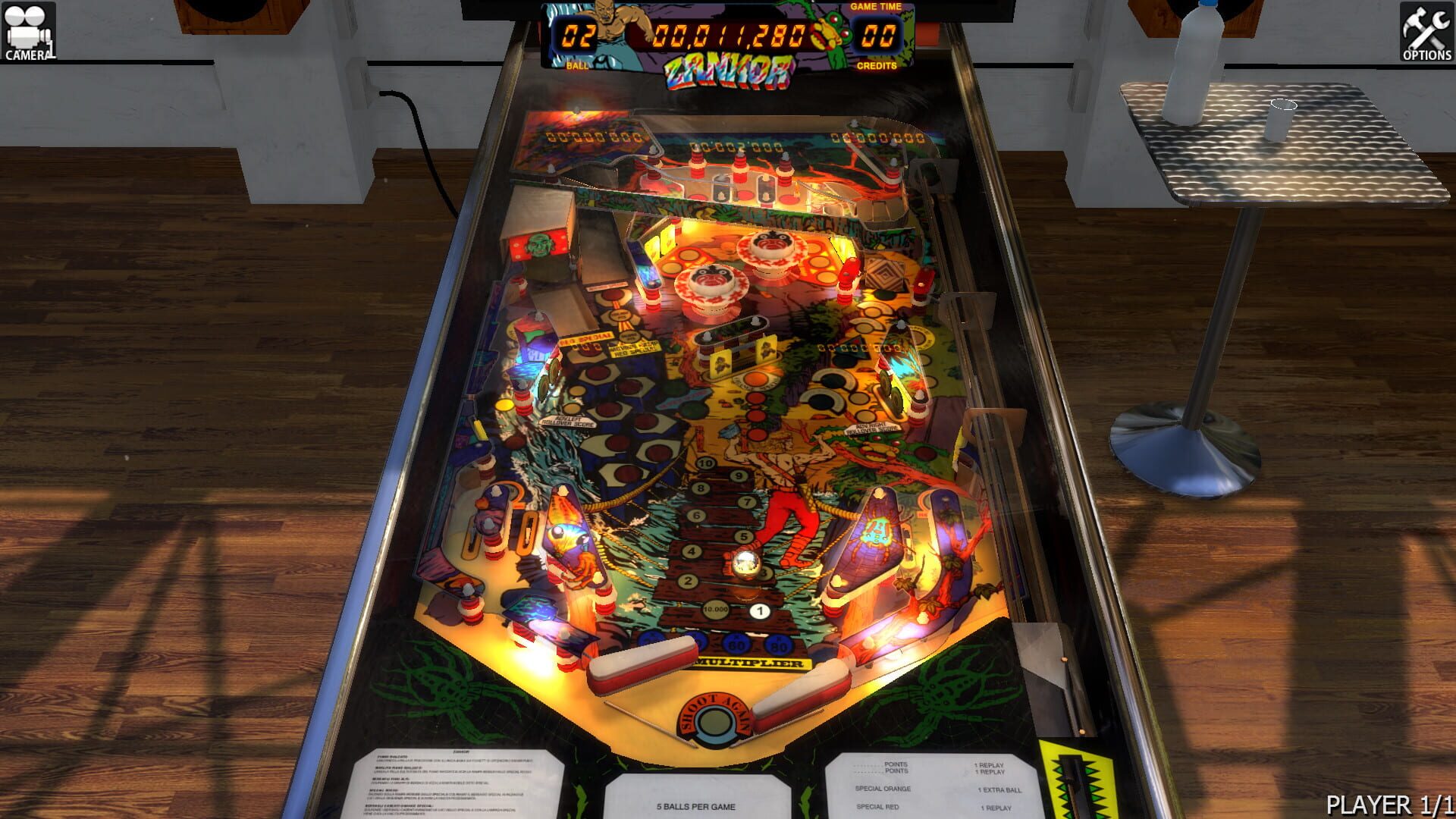 Foto do jogo Zaccaria Pinball: Zankor Table