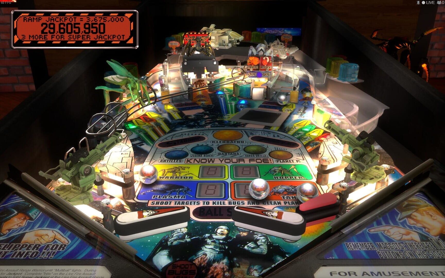 Foto do jogo Stern Pinball Arcade: Starship Troopers