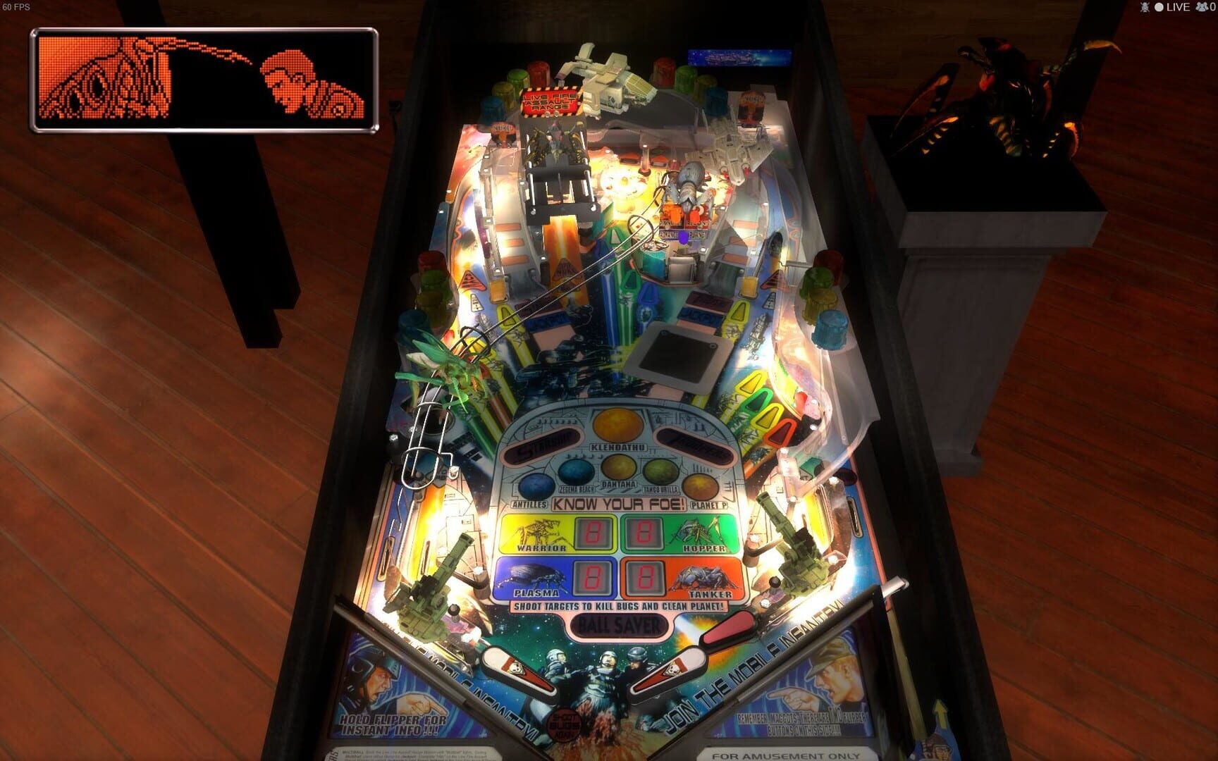 Foto do jogo Stern Pinball Arcade: Starship Troopers