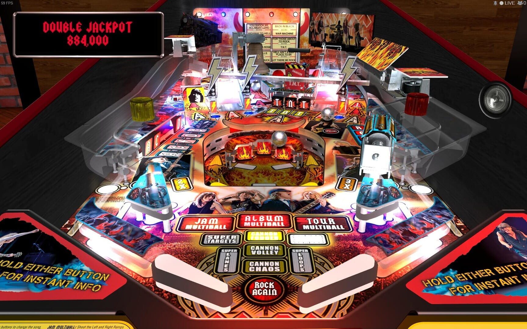 Foto do jogo Stern Pinball Arcade: AC/DC