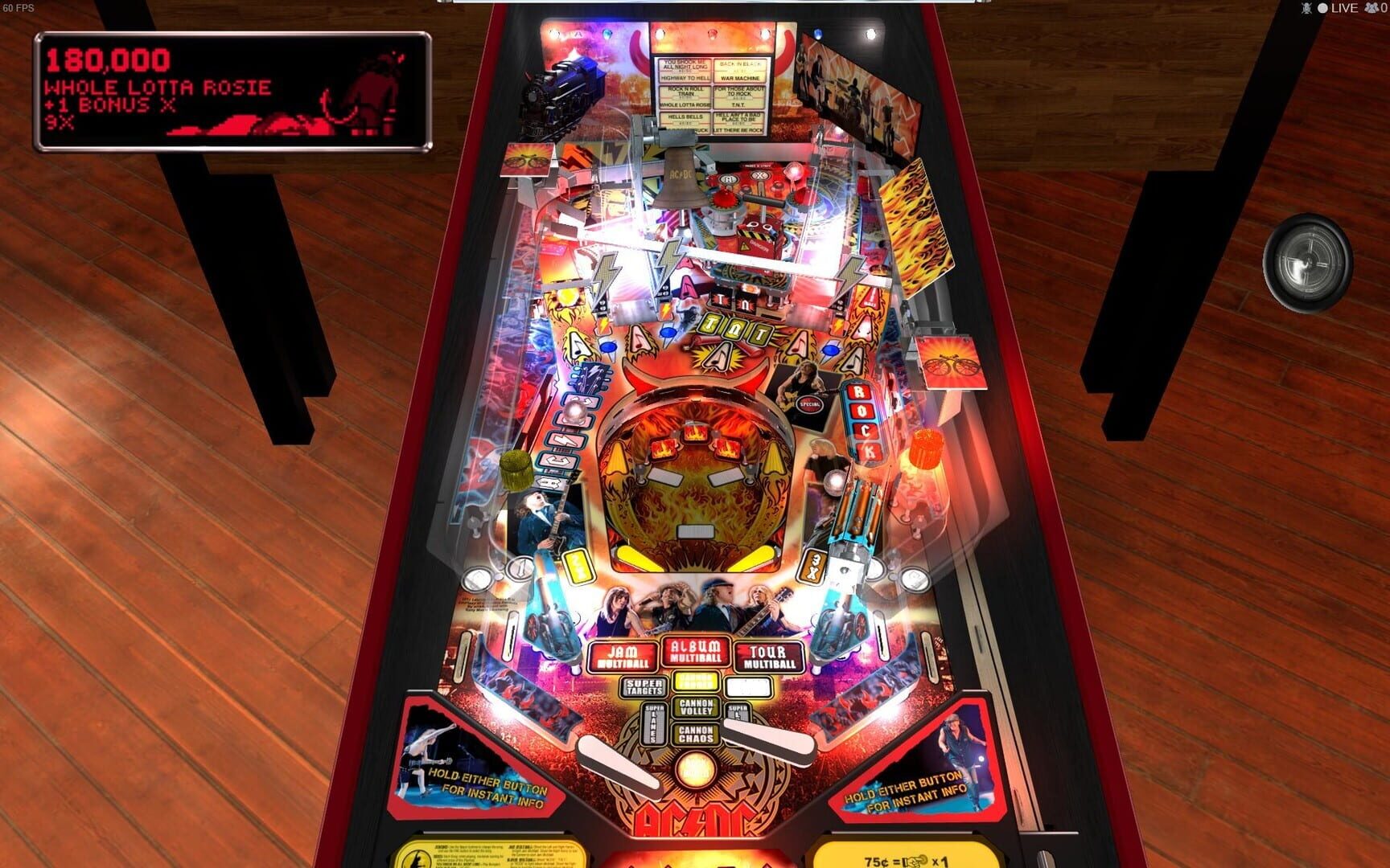 Foto do jogo Stern Pinball Arcade: AC/DC