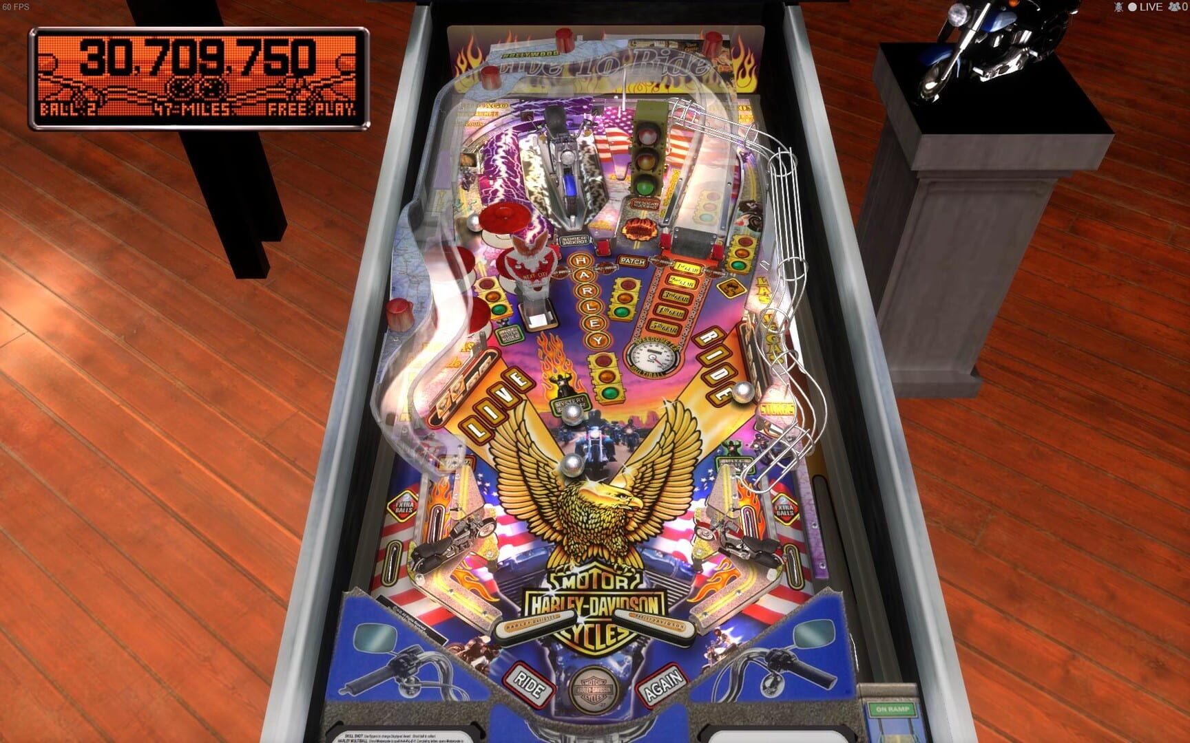 Foto do jogo Stern Pinball Arcade: Harley-Davidson