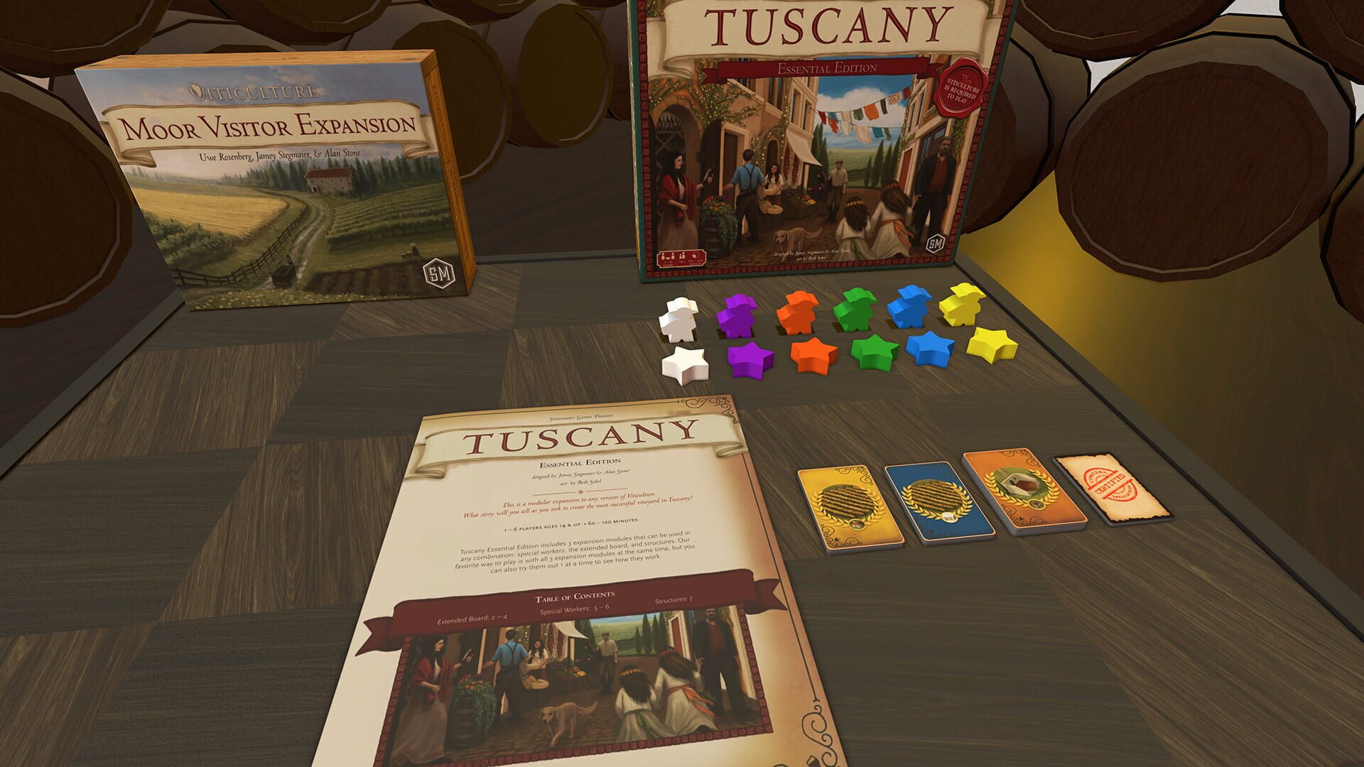 Foto do jogo Tabletop Simulator: Viticulture