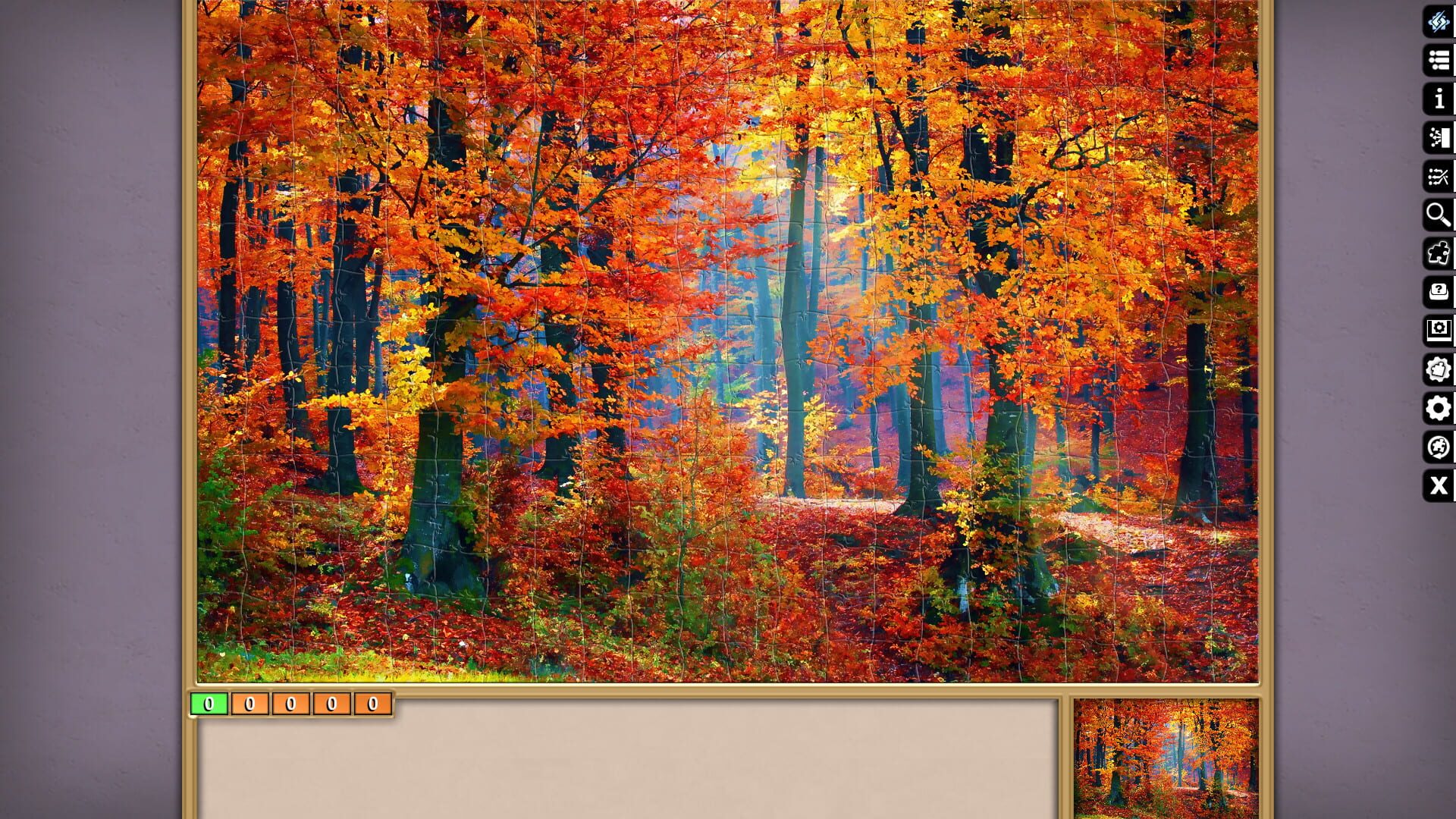 Foto do jogo Pixel Puzzles Ultimate: New England Fall