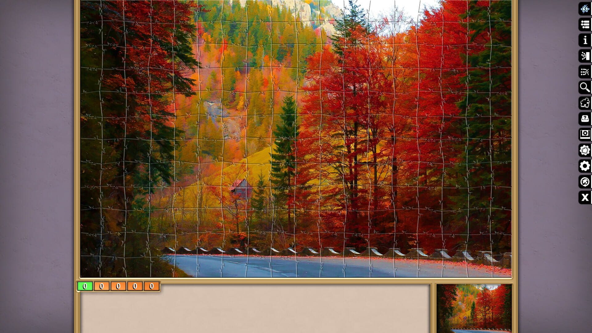 Foto do jogo Pixel Puzzles Ultimate: New England Fall