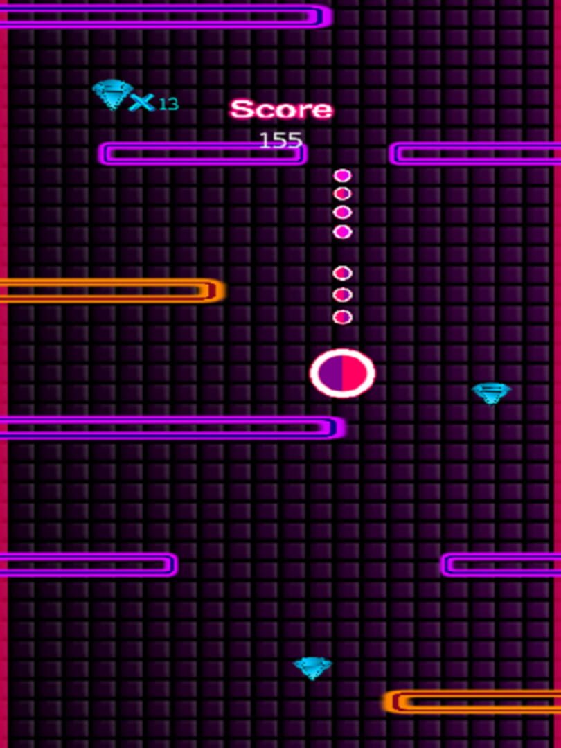 Foto do jogo Pink Glow Fall Down