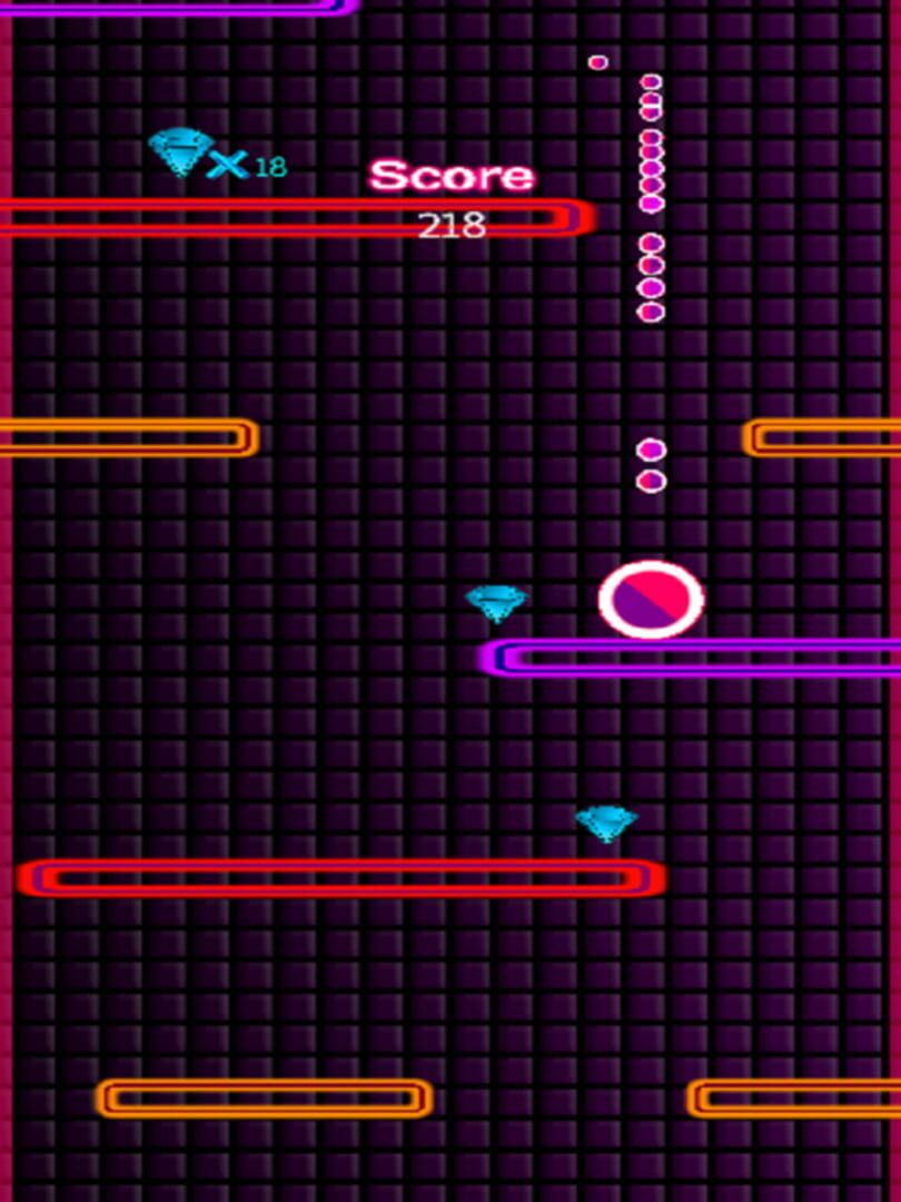 Foto do jogo Pink Glow Fall Down