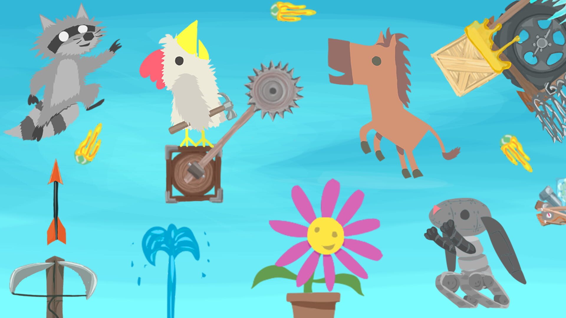 Foto do jogo Ultimate Chicken Horse