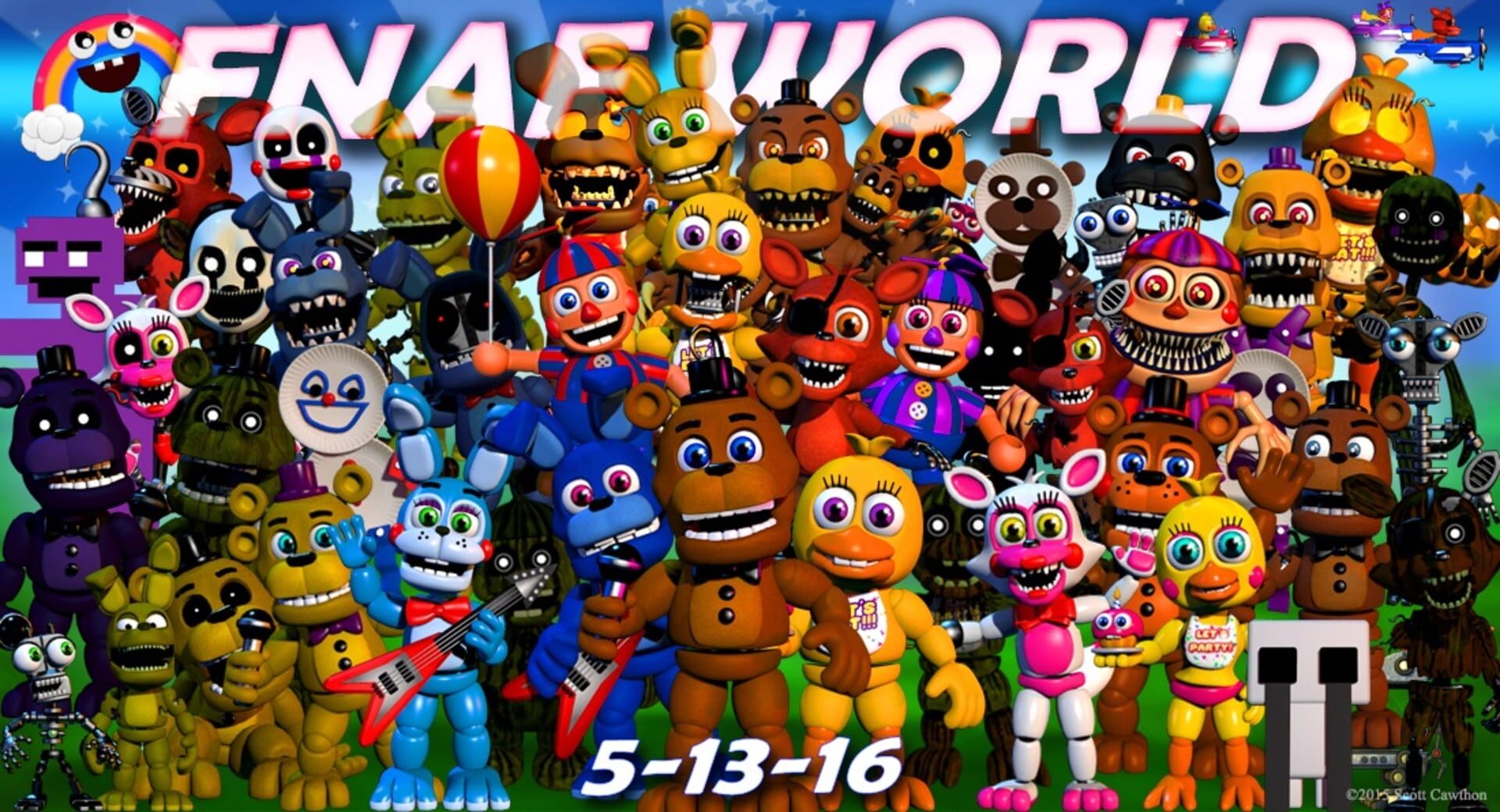 Foto do jogo FNaF World: Update 2
