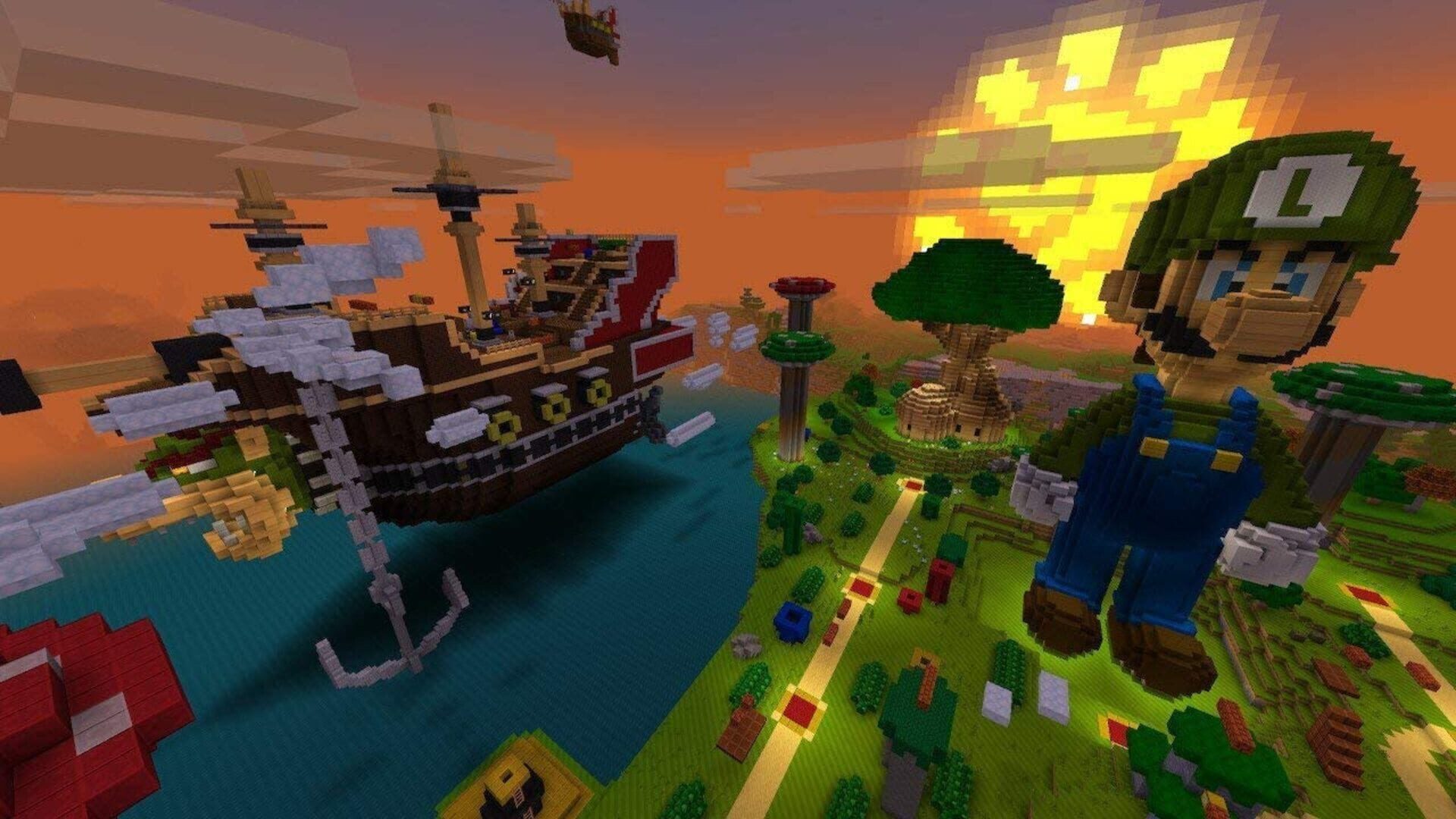 Foto do jogo Minecraft: Super Mario Mash-up