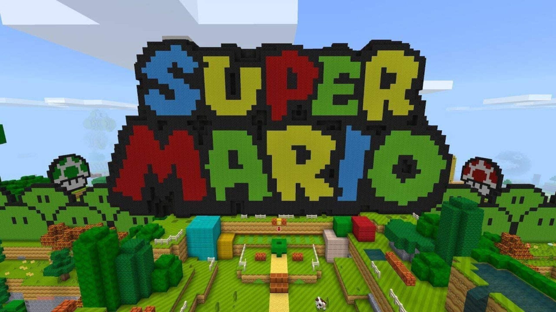 Foto do jogo Minecraft: Super Mario Mash-up