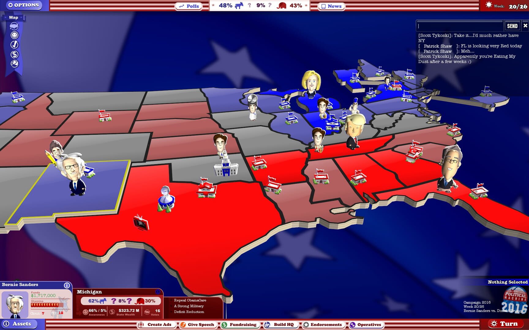 Foto do jogo The Political Machine 2016
