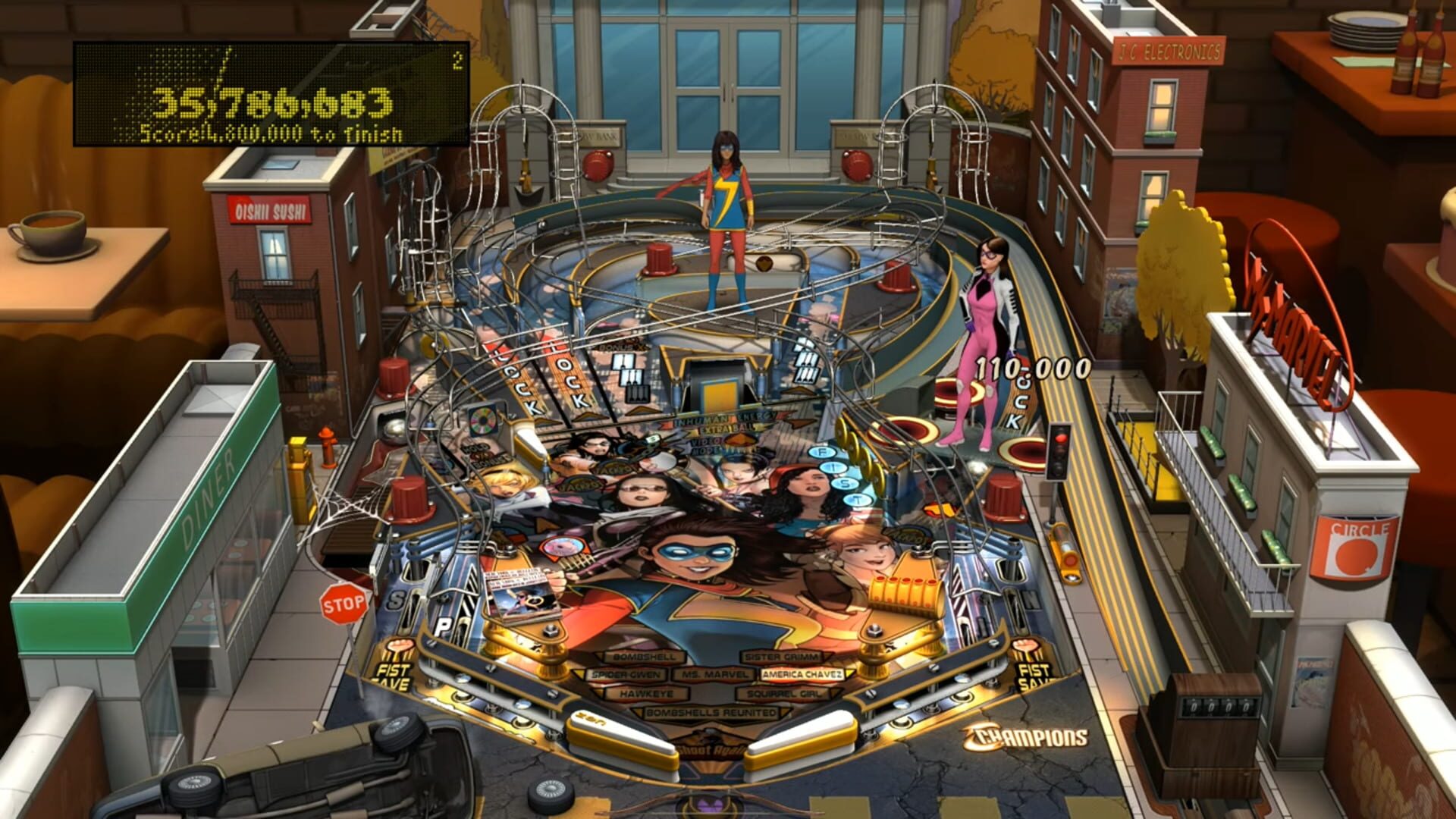 Foto do jogo Pinball FX2: Marvel's Women of Power