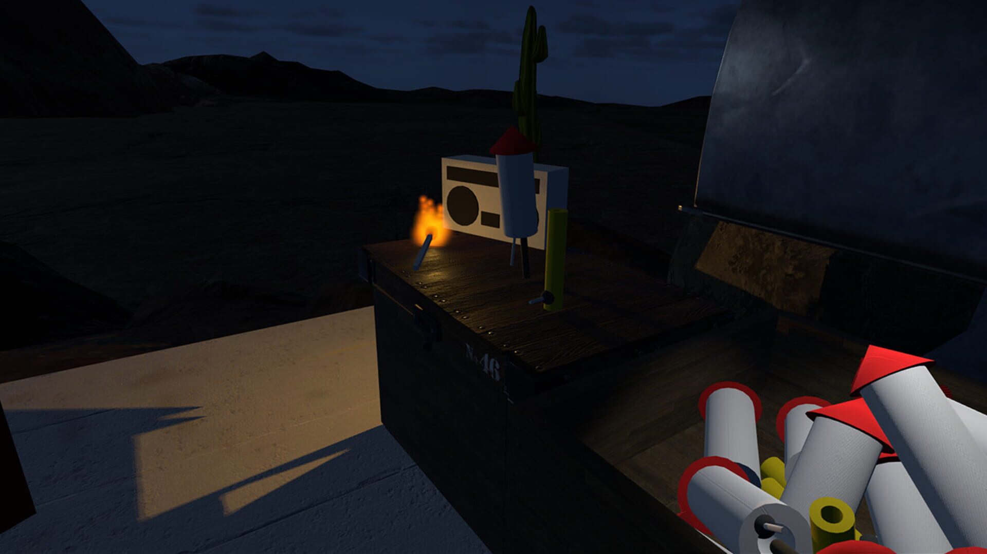 Foto do jogo Fireworks Desert Blast