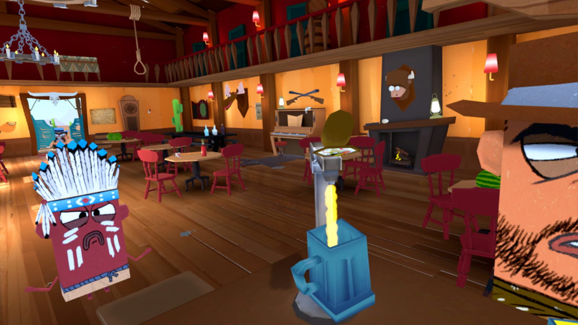 Foto do jogo Crazy Saloon VR